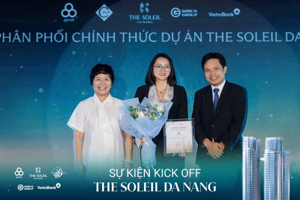 CHỨNG NHẬN ĐỐI TÁC PHÂN PHỐI CHÍNH THỨC DỰ ÁN THE SOLEIL ĐÀ NẴNG