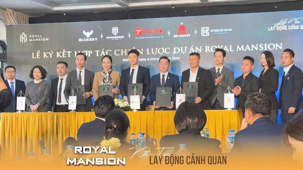 CHỨNG NHẬN ĐƠN VỊ PHÂN PHỐI CHÍNH THỨC DỰ ÁN ROYAL MANSION