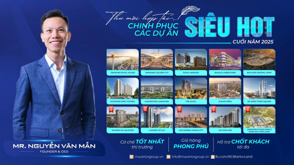 THƯ MỜI HỢP TÁC: CHINH PHỤC CÁC DỰ ÁN SIÊU HOT CUỐI NĂM 2025! CƠ CHẾ TỐT NHẤT HỖ TRỢ TỐI ĐA TỪ M.WARRIOR