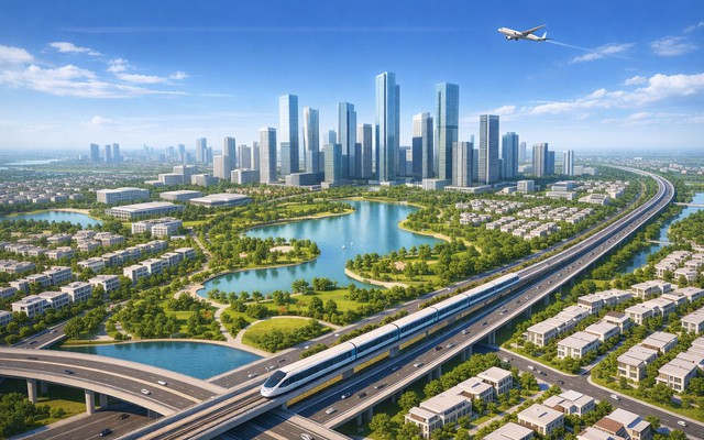 Siêu đô thị 3.300ha kết nối sân bay quốc tế 5 sao lớn bậc nhất miền Bắc