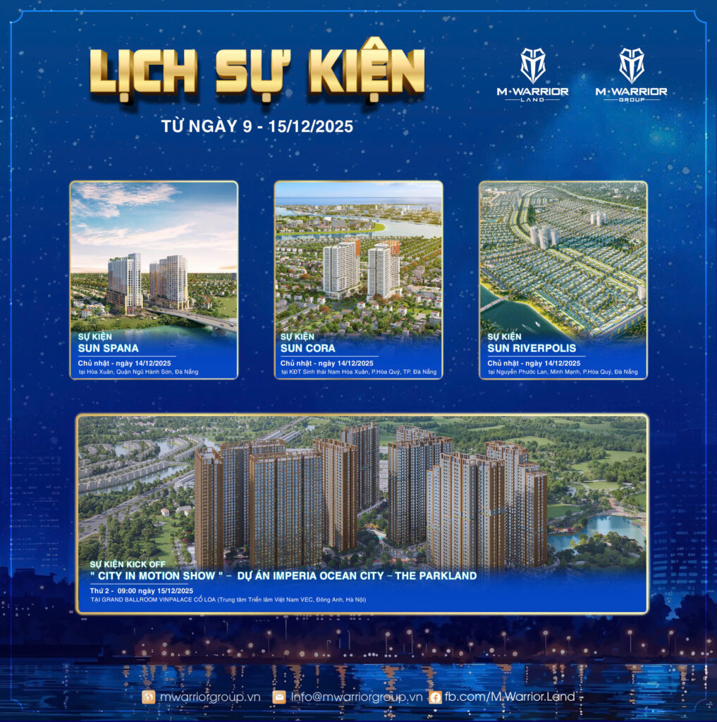 LỊCH TRÌNH SỰ KIỆN CÙNG M.WARRIOR 09 đến 15/12/2025: TUẦN LỄ BÙNG NỔ CỦA KIẾN THỨC VÀ CƠ HỘI VÀNG